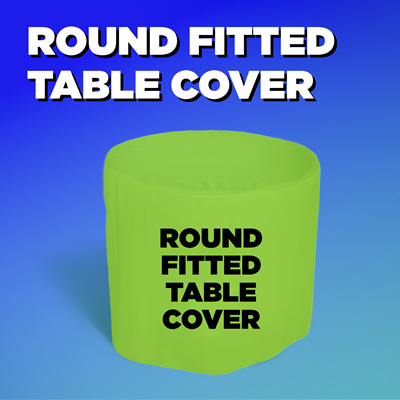 Round Fitted Table Cover