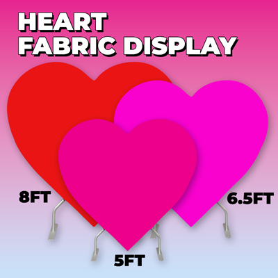 Heart Fabric Display
