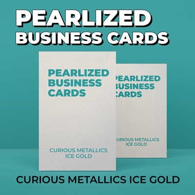 Pearlized Business Cards