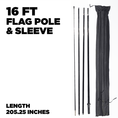 16 Ft Flag Pole and Sleeve