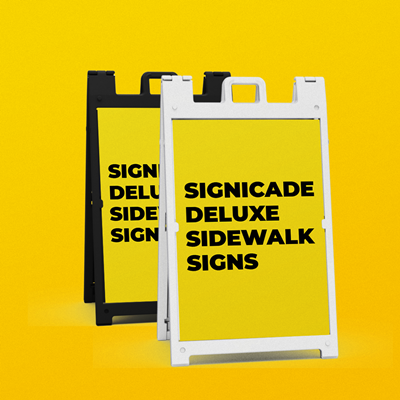 Signicade Deluxe A-Frame Sidewalk Sign
