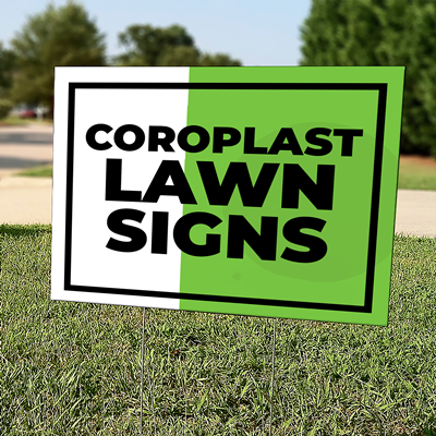 Coroplast Lawn Signs