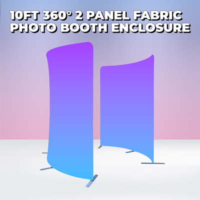 10ft 360° 2 Panel Photo Booth Enclosure