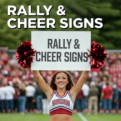 Rally & Cheer Signs