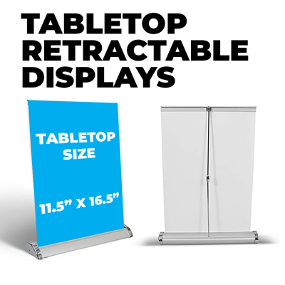 Tabletop Retractable Banners Tabletop Retractable Banners