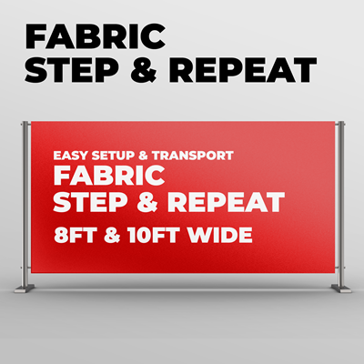 Fabric Step & Repeat Banners