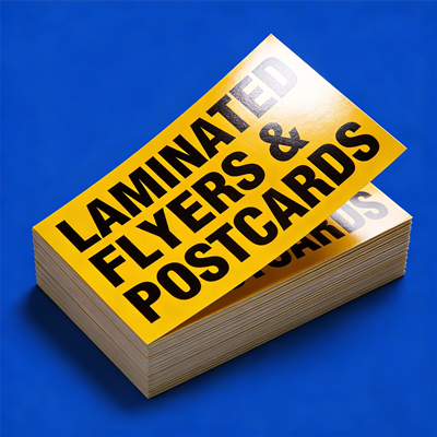 Laminated Flyers & Postcards