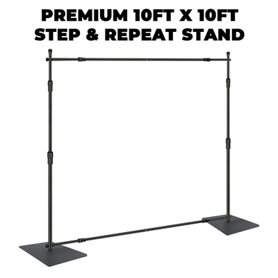 Step & Repeat Premium 10ft x10ft Stand