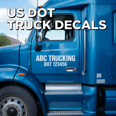 US DOT Truck Decals