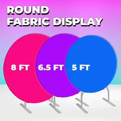 Round Fabric Display