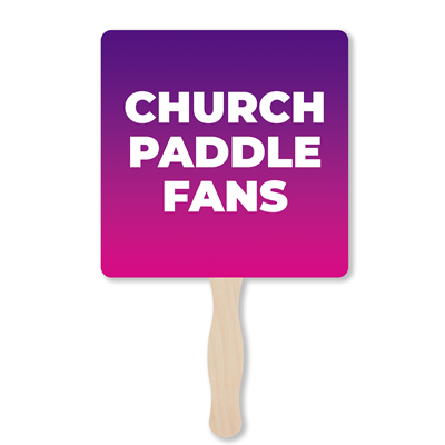 Church Paddle Fans