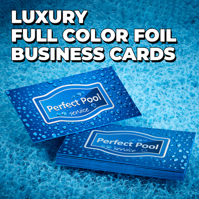 Luxury Full Color Foil Business Cards